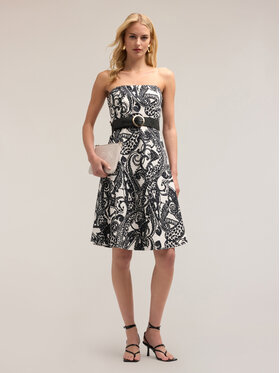 Motivi Motivi Vestito da giorno 7178Q003268N0S1 Nero A-Line Fit