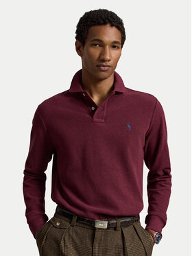 Polo Ralph Lauren Polo Ralph Lauren Polo marškinėliai 710680790095 Vyšninė Custom Slim Fit