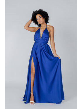 Sol Wears Women Sol Wears Women Sukienka wieczorowa DIANA LUNGO Niebieski To Fit