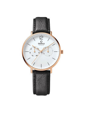 Obaku Obaku Zegarek V182GMVWRB Czarny