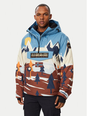 Napapijri Napapijri Kurtka anorak Rf Next Aop 1 NP0A8AHX Kolorowy Regular Fit