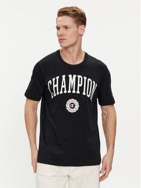 Champion Champion Тишърт 219852 Черен Comfort Fit
