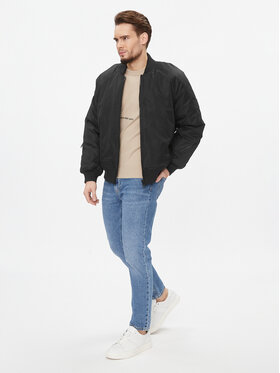 Calvin Klein Jeans Bomber J30J324070 Crna Relaxed Fit