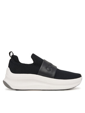 Calvin Klein Calvin Klein Sneakersy Chunky Run Slipon Knit Logo Tape HW0HW03261 Czarny