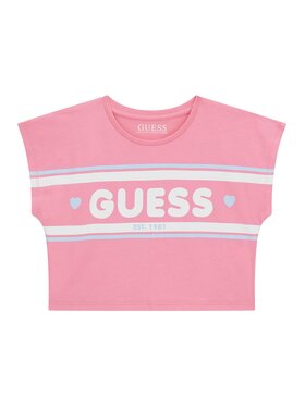 Guess Kids Guess Kids Top 176169 Różowy Classic Fit