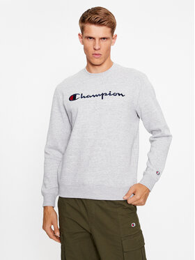 Champion Champion Pulóver Crewneck Sweatshirt 219204 Szürke Comfort Fit