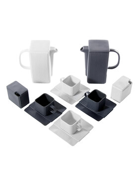 Ćmielów Design Studio Ćmielów Design Studio Zestaw do kawy System Biały