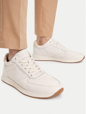 Tommy Hilfiger Tommy Hilfiger Sneakersy Newport Lth FM0FM05871 Krémová