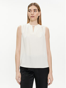 Calvin Klein Calvin Klein Majica K20K207063 Écru Regular Fit