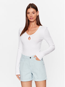Noisy May Noisy May Majica Maya 27026248 Bijela Slim Fit