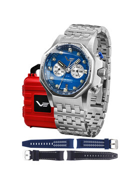 Vostok Europe Vostok Europe Zegarek VK64-640A700B Srebrny
