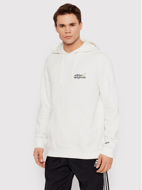adidas adidas Felpa Stoked Alie HC7108 Bianco Regular Fit