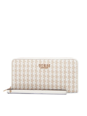 Guess Guess Голям дамски портфейл Mirema Slg SWWG96 31146 Бял