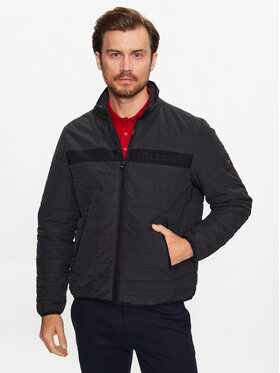 Tommy Hilfiger Tommy Hilfiger Geacă MW0MW31638 Negru Regular Fit