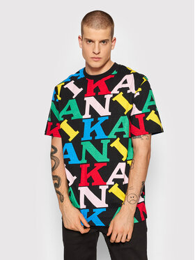 Karl Kani Karl Kani T-shirt Retro Logo 6030935 Crna Regular Fit