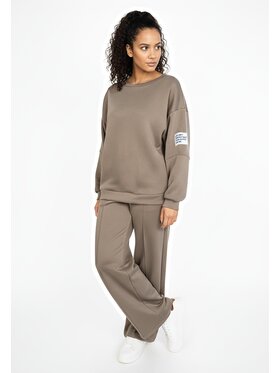 FIGL FIGL Komplet dresowy M1168 Brązowy Regular Fit