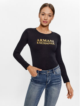 Armani Exchange Armani Exchange Blusa 6RYT56 YJ8QZ 1200 Nero Regular Fit