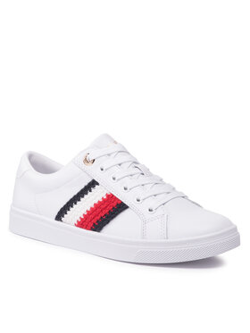 Tommy Hilfiger Tommy Hilfiger Sneakers Corporate Cupsole Sneaker FW0FW06457 Alb