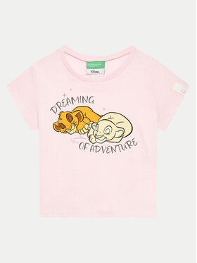 United Colors Of Benetton United Colors Of Benetton T-krekls 3I1XG10GS Rozā Regular Fit
