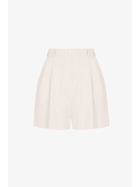 LE POSSÉ LE POSSÉ Pantaloncini di tessuto SGZWS Beige chiaro Regular Fit
