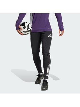adidas adidas Spodnie materiałowe Performance Manchester United Tiro 25 Czarny Slim Fit