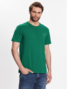 Polo Ralph Lauren Polo Ralph Lauren T-Shirt 710671438291 Zielony Slim Fit