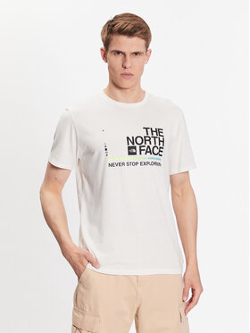 The North Face The North Face Marškinėliai Foundation Graphic NF0A55EF Écru Regular Fit