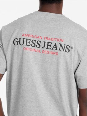 Guess Jeans Guess Jeans T-Shirt 168449 Szary Classic Fit
