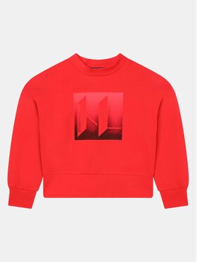 Karl Lagerfeld Kids Karl Lagerfeld Kids Bluza Z15461 S Czerwony Regular Fit