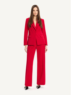 KMX KMX Marynarka 107240008 Czerwony Fitted Fit