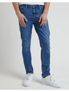 Lee Lee Jeansy LUKE Niebieski Slim Fit