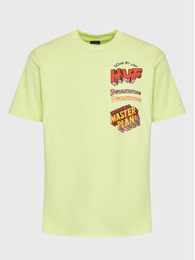 HUF HUF T-Shirt Master Plan TS01942 Grün Regular Fit