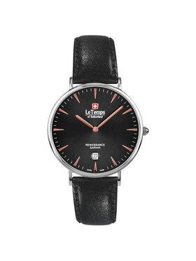 Le Temps Le Temps Zegarek LT1018.47BL01 Czarny