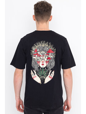 Palto Palto T-Shirt Mushroom Eyes Czarny Relaxed Fit