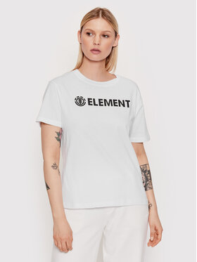 Element Element Tricou Logo W3SSB7 Alb Regular Fit