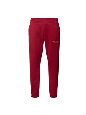 Tommy Hilfiger Tommy Hilfiger Spodnie dresowe MONOTYPE TRACK SWEATPANTS MW0MW33701 Czerwony Regular Fit
