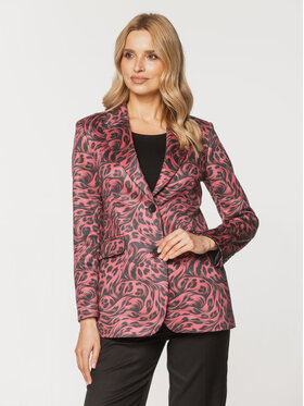 Willsoor Willsoor Marynarka 67907 Bordowy Regular Fit