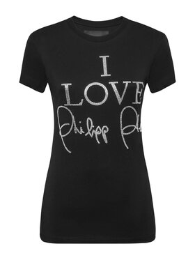 PHILIPP PLEIN PHILIPP PLEIN Tričko 9447 Čierna Skin Tight Fit