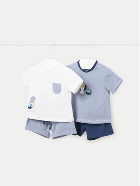 Mayoral Mayoral 2er-Set T-Shirts und Shorts 1626 Blau Regular Fit