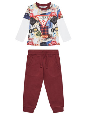 Guess Guess Completo da bambino N5YG00 K8HM4 Bordeaux Regular Fit