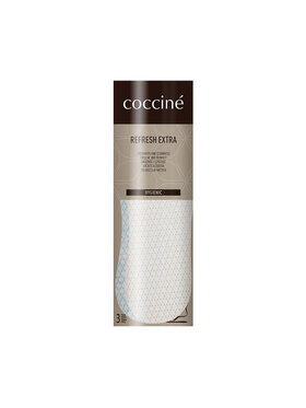 Coccine Coccine Комплект 3 чифта освежаващи стелки Refresh Extra Бял