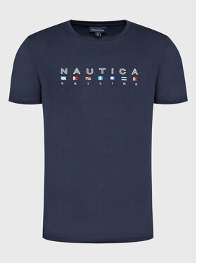 Nautica Nautica T-Shirt Noah N1G00403 Granatowy Regular Fit