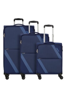 American Tourister American Tourister Komplet walizek 318140 Błękitny
