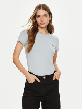 Guess Guess T-Shirt SS CN MINI TRIANGLE Niebieski Shirt Fit