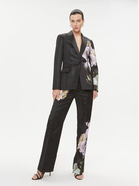 Ted Baker Hlače Nayaat 271678 Crna Wide Leg