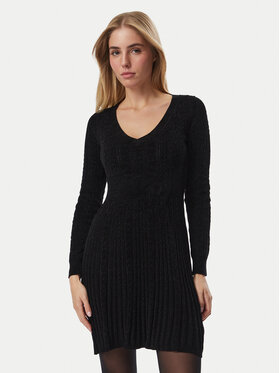 Guess Guess Rochie tricotată W6BK31 Z1443 Negru Regular Fit