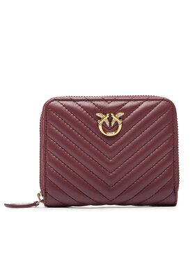 Pinko Pinko Veľká dámska peňaženka Taylor Zip Around AI 23-24 PCPL 100249 A0GK Bordová