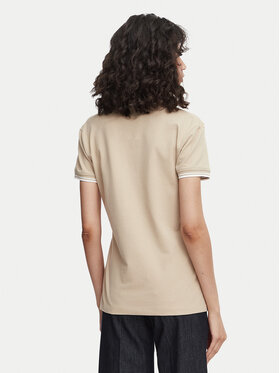 Beverly Hills Polo Club Beverly Hills Polo Club Polo särk P-SS26W-P0300 Beež Regular Fit