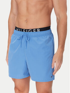 Tommy Hilfiger Tommy Hilfiger Szorty kąpielowe UM0UM03489 Niebieski Regular Fit