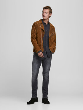 Jack&Jones Srajca Sheridan 12138115 Črna Slim Fit